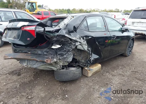 2016 Toyota Corolla S W/Special Edition Pkg из США, поврежденный, VIN 2T1BURHE7GC580381